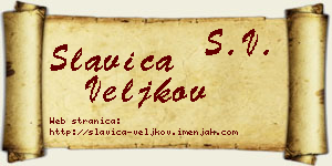 Slavica Veljkov vizit kartica